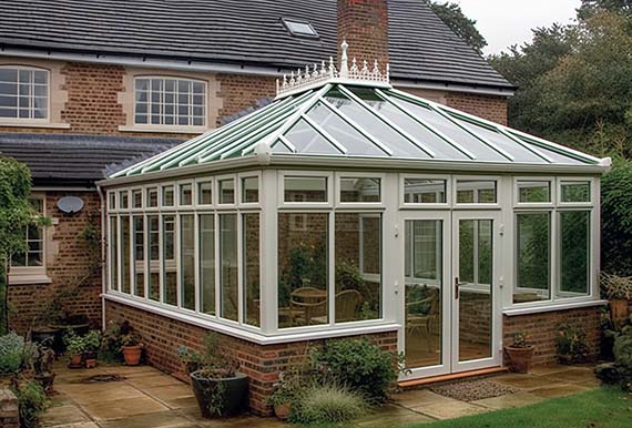 An elegant conservatory exterior by JOS Construction