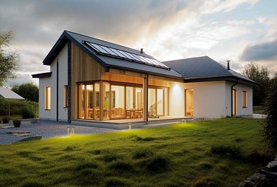 An eco-home recently completed by JOS Construction