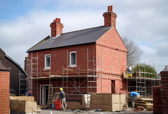 Over head view of a beautiful house extension in County Cork by JOS Construction