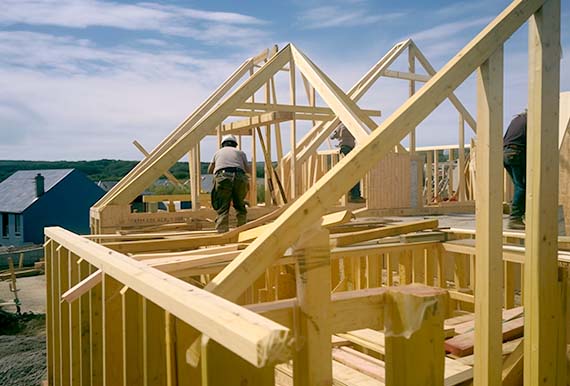 Modern Timber Frame House built by JOS Construction in County Cork